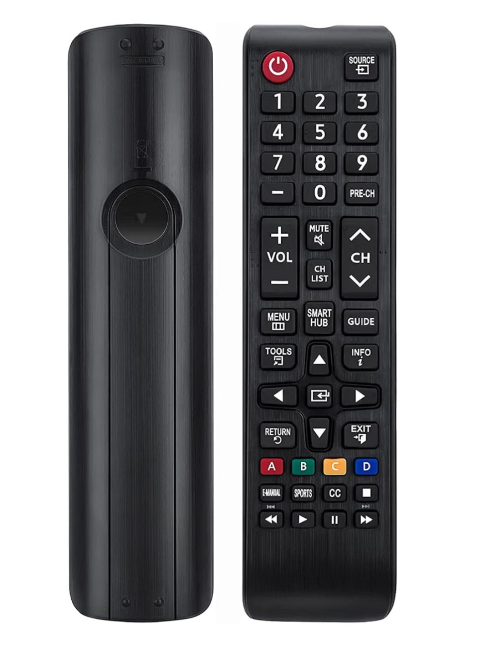 Samsung Black TV Remote Replacement - Black